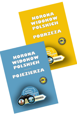 Korona Widoków Polskich: POJEZIERZA i POBRZEŻA - książeczki odznak