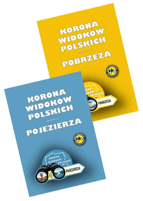 Korona Widoków Polskich: POJEZIERZA i POBRZEŻA - książeczki odznak