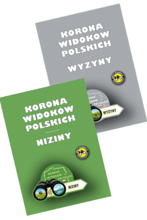 Korona Widoków Polskich: WYŻYNY i NIZINY - książeczki odznak